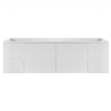 Avisé 1800mm Wall Hung Vanity Cabinet | Gloss White |