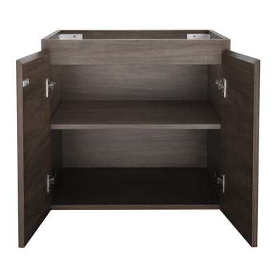 *Clearance* Avisé 600mm Wall Hung Vanity Cabinet | Acacia Ash Woodgrain |
