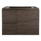 Avisé 750mm Wall Hung Vanity Cabinet with Drawers on the Left Side | Acacia Ash Woodgrain |