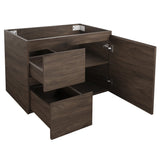 *Clearance* Avisé 750mm Wall Hung Vanity Cabinet with Drawers on the Left Side | Acacia Ash Woodgrain |