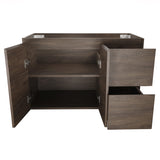 *Clearance* Avisé 900mm Wall Hung Vanity Cabinet with Drawers on the Right Side | Acacia Ash Woodgrain |
