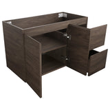 *Clearance* Avisé 900mm Wall Hung Vanity Cabinet with Drawers on the Right Side | Acacia Ash Woodgrain |