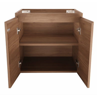 *Clearance* Avisé 600mm Wall Hung Vanity Cabinet | Villara Oak Woodgrain |