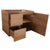 Avisé 750mm Wall Hung Vanity Cabinet with Drawers on the Left Side | Villara Oak Woodgrain |
