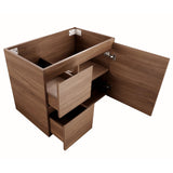 *Clearance* Avisé 750mm Wall Hung Vanity Cabinet with Drawers on the Left Side | Villara Oak Woodgrain |