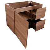 *Clearance* Avisé 750mm Wall Hung Vanity Cabinet with Drawers on the Right Side | Villara Oak Woodgrain |