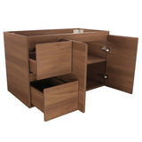 *Clearance* Avisé 900mm Wall Hung Vanity Cabinet with Drawers on the Left Side | Villara Oak Woodgrain |