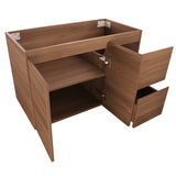 *Clearance* Avisé 900mm Wall Hung Vanity Cabinet with Drawers on the Right Side | Villara Oak Woodgrain |