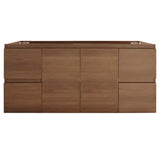 *Clearance* Avisé 1200mm Wall Hung Vanity Cabinet | Villara Oak Woodgrain |