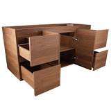 *Clearance* Avisé 1200mm Wall Hung Vanity Cabinet | Villara Oak Woodgrain |