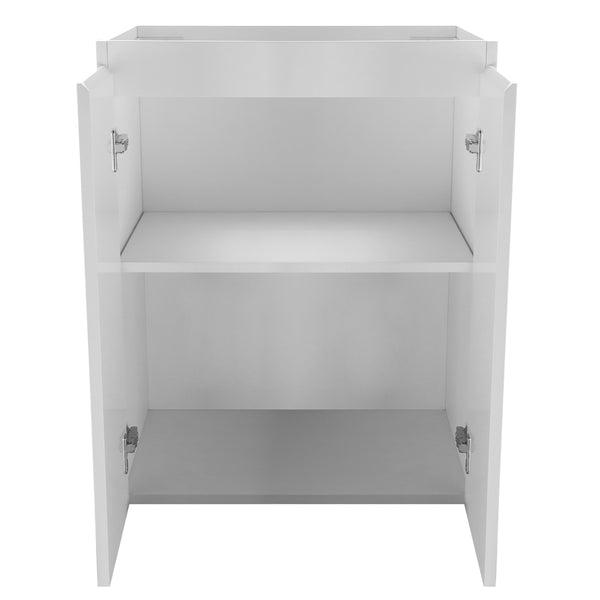 Avisé 600mm Floor Standing Vanity Cabinet | Gloss White |