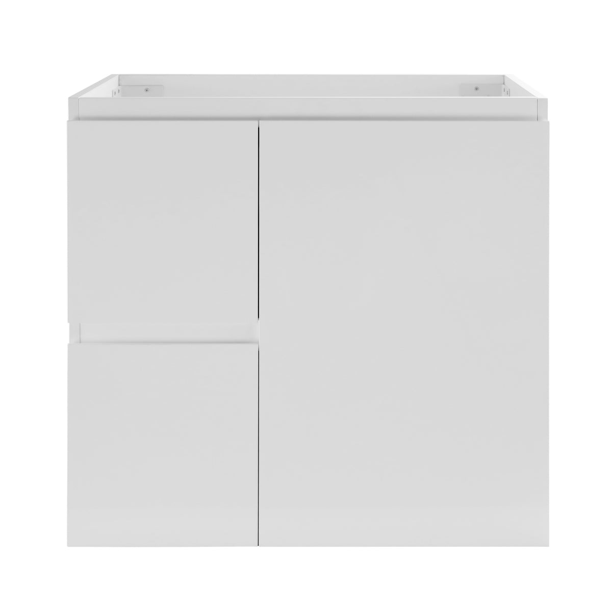 Avisé 750mm Floor Standing Vanity Cabinet with Drawers on the Left Side | Gloss White |