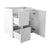 Avisé 750mm Floor Standing Vanity Cabinet with Drawers on the Left Side | Gloss White |