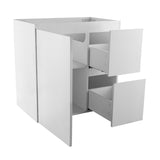 Avisé 750mm Floor Standing Vanity Cabinet with Drawers on the Right Side | Gloss White |