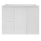 Avisé 900mm Floor Standing Vanity Cabinet with Drawers on the Left Side | Gloss White |