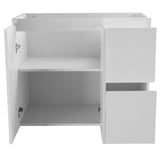 Avisé 900mm Floor Standing Vanity Cabinet with Drawers on the Right Side | Gloss White |