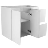 Avisé 900mm Floor Standing Vanity Cabinet with Drawers on the Right Side | Gloss White |