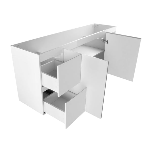 Avisé 1800mm Floor Standing Vanity Cabinet | Gloss White |