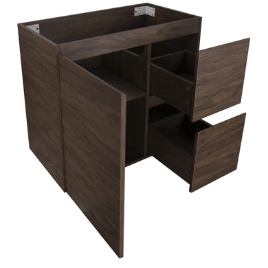 *Clearance* Avisé 750mm Floor Standing Vanity Cabinet with Drawers on the Right Side | Acacia Ash Woodgrain |