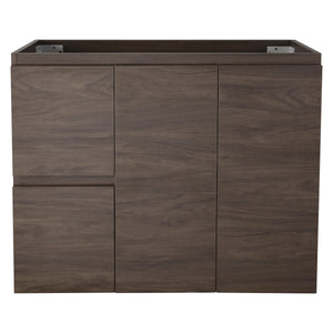 *Clearance* Avisé 900mm Floor Standing Vanity Cabinet with Drawers on the Left Side | Acacia Ash Woodgrain |