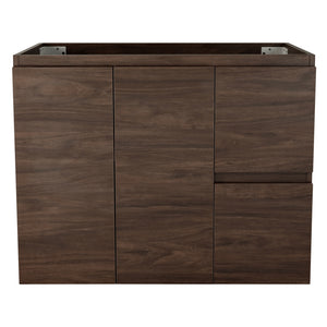 *Clearance* Avisé 900mm Floor Standing Vanity Cabinet with Drawers on the Right Side | Acacia Ash Woodgrain |