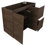 *Clearance* Avisé 900mm Floor Standing Vanity Cabinet with Drawers on the Right Side | Acacia Ash Woodgrain |