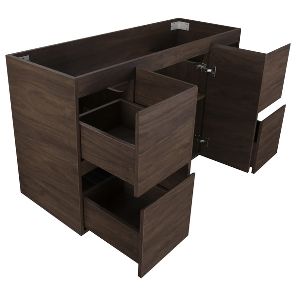 Avisé 1200mm Floor Standing Vanity Cabinet | Acacia Ash Woodgrain |