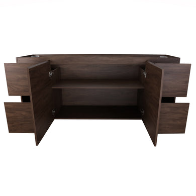 *Clearance* Avisé 1800mm Floor Standing Vanity Cabinet | Acacia Ash Woodgrain |
