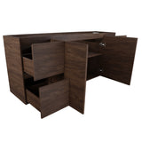 *Clearance* Avisé 1800mm Floor Standing Vanity Cabinet | Acacia Ash Woodgrain |