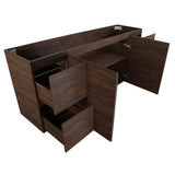 *Clearance* Avisé 1800mm Floor Standing Vanity Cabinet | Acacia Ash Woodgrain |