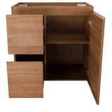 *Clearance* Avisé 750mm Floor Standing Vanity Cabinet with Drawers on the Left Side | Villara Oak Woodgrain |