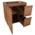 Avisé 750mm Floor Standing Vanity Cabinet with Drawers on the Right Side | Villara Oak Woodgrain |