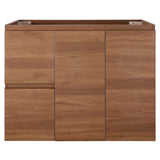 *Clearance* Avisé 900mm Floor Standing Vanity Cabinet with Drawers on the Left Side | Villara Oak Woodgrain |
