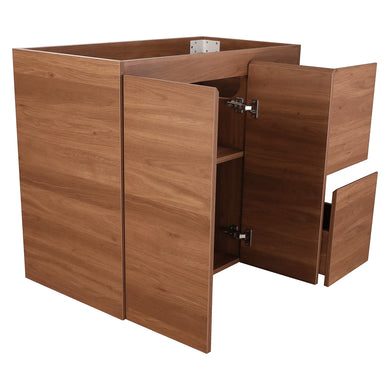 Avisé 900mm Floor Standing Vanity Cabinet with Drawers on the Right Side, Villara Oak Woodgrain *Clearance Stock*