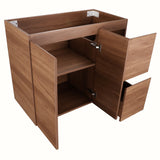 Avisé 900mm Floor Standing Vanity Cabinet with Drawers on the Right Side, Villara Oak Woodgrain *Clearance Stock*