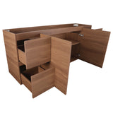 *Clearance* Avisé 1800mm Floor Standing Vanity Cabinet | Villara Oak Woodgrain |