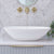 Rolo 540mm Artificial Stone Above-Counter Basin, Matte White