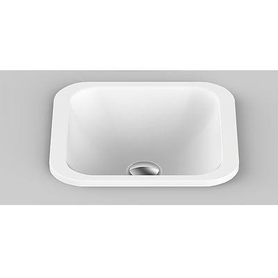 Honour 365mm x 365mm Inset & Under-counter Basin, Matte White