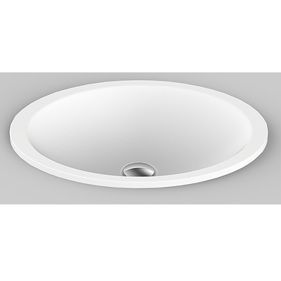 Sincerity 495mm x 365mm Inset & Under-counter Basin, Matte White