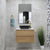 Alles 750mm Wall Hung Vanity Cabinet | Alba Oak Woodgrain |