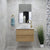 Alles 750mm Wall Hung Vanity Cabinet | Alba Oak Woodgrain |