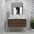 Alles 1200mm Wall Hung Vanity Cabinet | Acacia Ash Woodgrain |