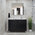 Alles Plus 1200mm Floor Standing Vanity Cabinet | Satin Black |