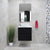 Alles Plus 600mm Wall Hung Vanity Cabinet | Satin Black |