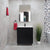 Alles Plus 750mm Floor Standing Vanity Cabinet | Satin Black |