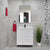 Alles Plus 750mm Floor Standing Vanity Cabinet | Satin White |