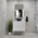 Alles Plus 750mm Wall Hung Vanity Cabinet | Satin White |
