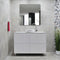 Alles Plus 1200mm Floor Standing Vanity Cabinet | Satin White |