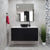 Alles Plus 1200mm Wall Hung Vanity Cabinet | Satin Black |