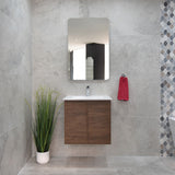 *Clearance* Avisé 600mm Wall Hung Vanity Cabinet | Acacia Ash Woodgrain |